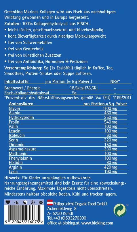 Marines Kollagen, 150g Pulver