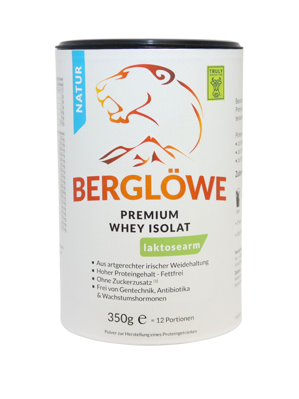 Premium Whey-Protein-Isolat, natur