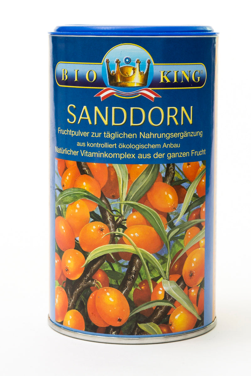 Bio Sanddorn, Fruchtpulver