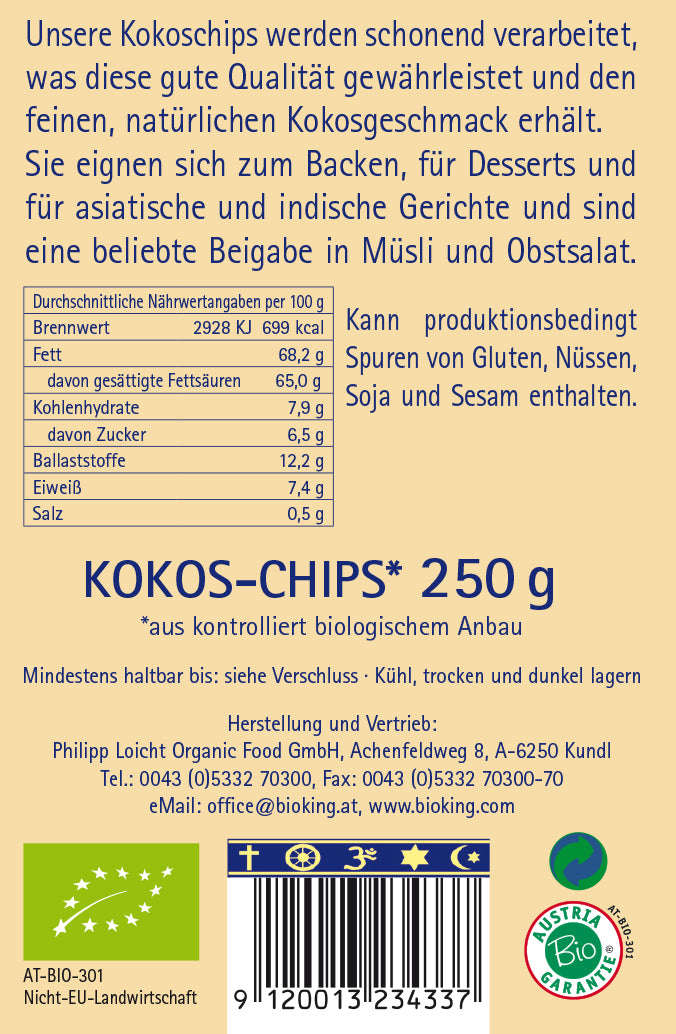 Bio Kokos-Chips
