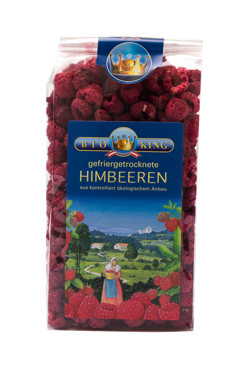 Bio Himbeeren, gefriergetrocknet