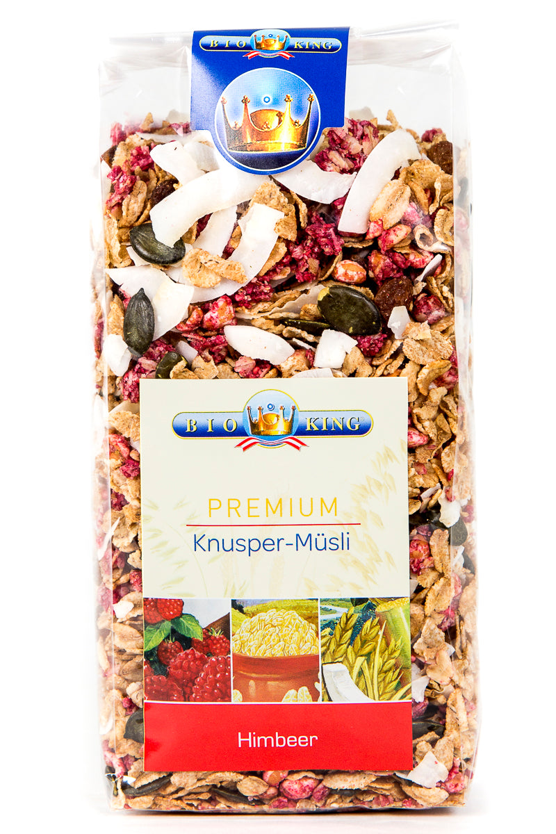 Bio Premium Knuspermüsli Himbeer