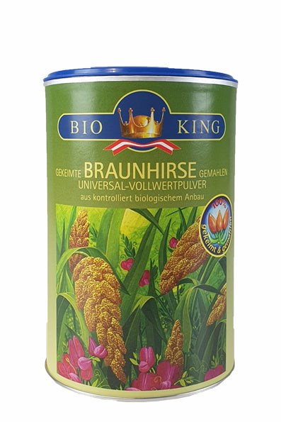 Bio Braunhirse 100% gekeimt, Vollwertpulver