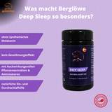 Berglöwe Deep Sleep, Natural Sleep Aid, 60 Kapseln
