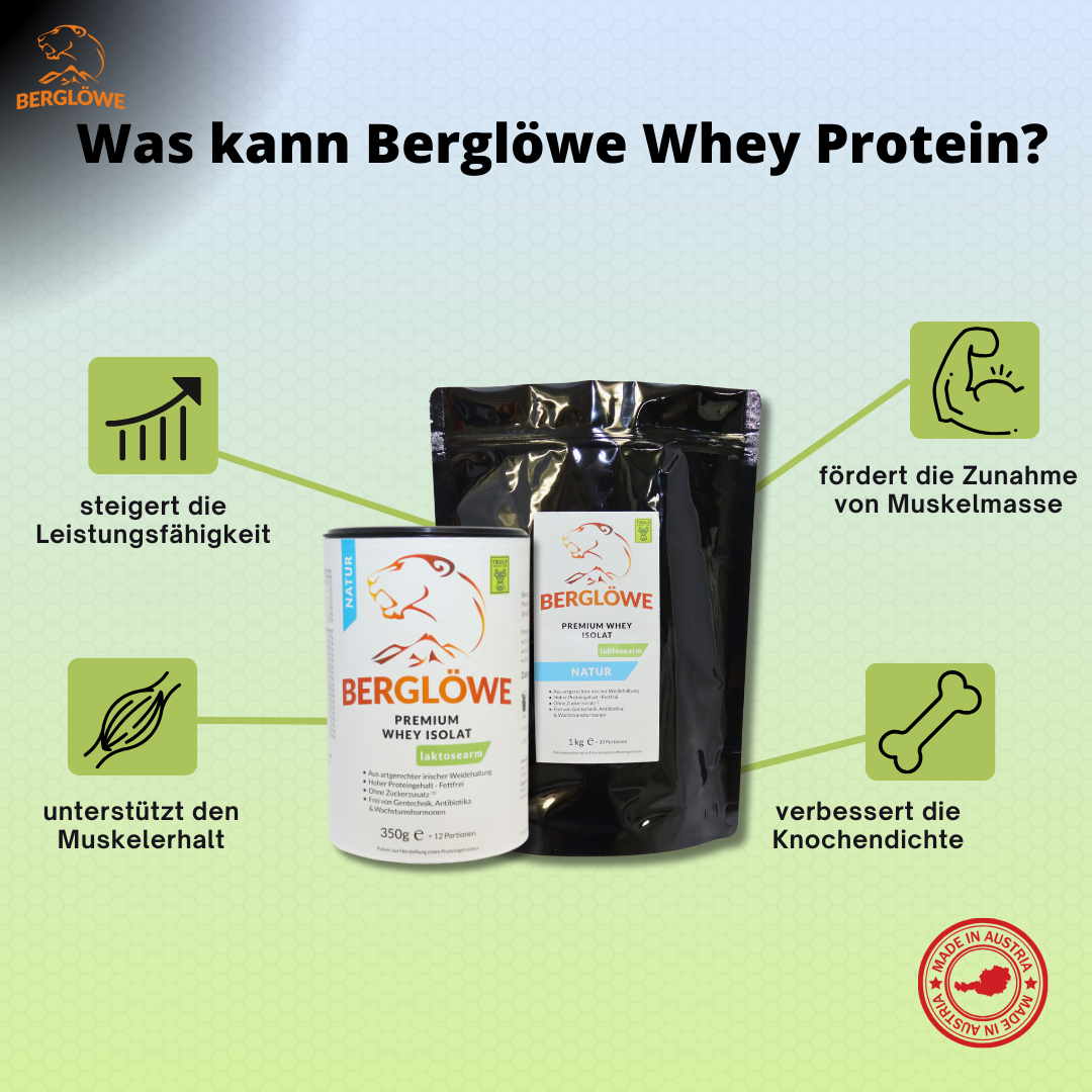 Premium Whey-Protein-Isolat, natur
