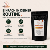 Pure Creatine von Berglöwe, Pulver zur Nahrungsergänzung