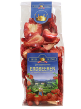 Bio Erdbeeren, gefriergetrocknet