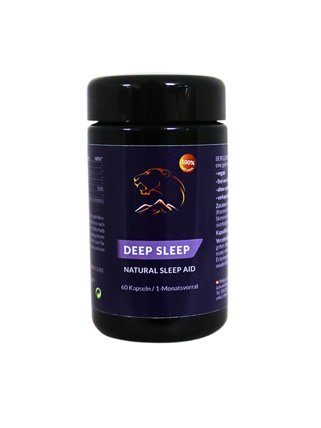 Berglöwe Deep Sleep, Natural Sleep Aid, 60 Kapseln