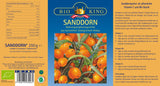 Bio Sanddorn, Fruchtpulver