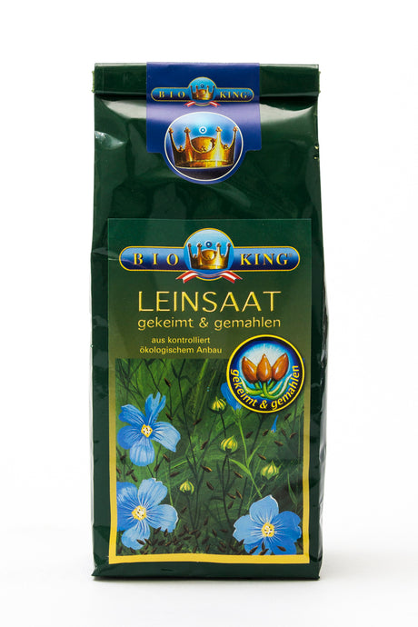 Bio Leinsaat gekeimt & gemahlen