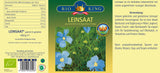 Bio Leinsaat gekeimt & gemahlen