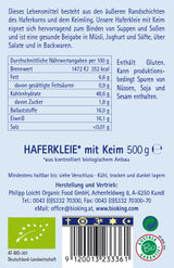 Bio Haferkleie mit Keim