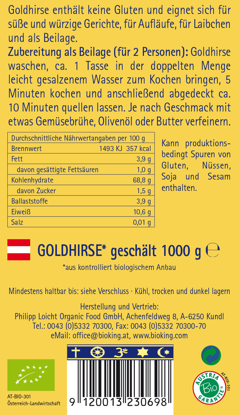 Bio Goldhirse