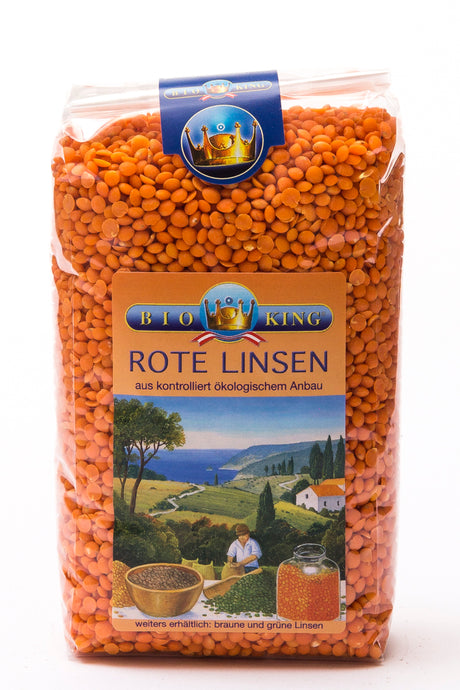 Bio Linsen, rot