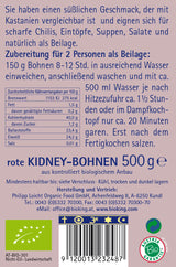 Bio Kidney-Bohnen, rot