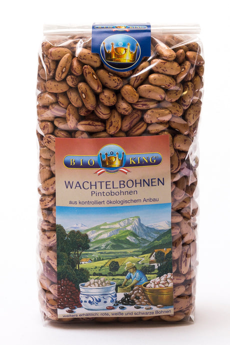 Bio Wachtelbohnen, Pintobohnen