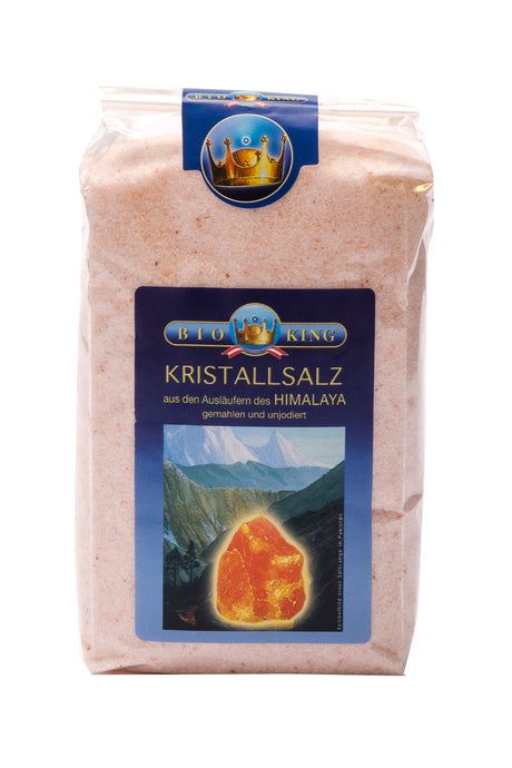 Kristallsalz aus den Ausläufern des Himalaya, fein gemahlen