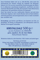 Kristalsalz aus den Ausläufern des Himalaya, grob gemahlen für die Mühle