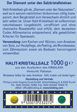 Kristallsalz "Halit" aus den Ausläufern des Himalaya, fein gemahlen