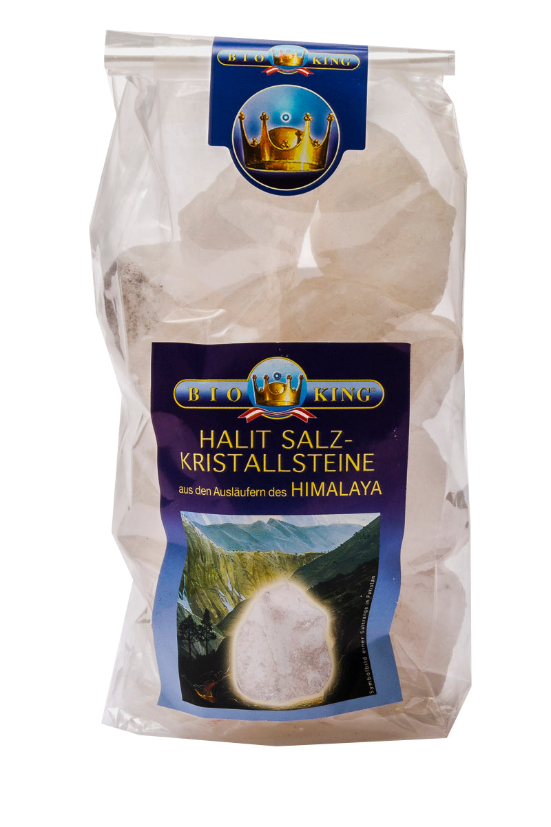 Kristallsalz "Halit" aus den Ausläufern des Himalaya, Steine