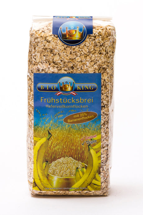 Bio Frühstücksbrei, Porridge Banane