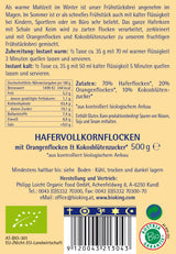 Bio Frühstücksbrei, Porridge Orange