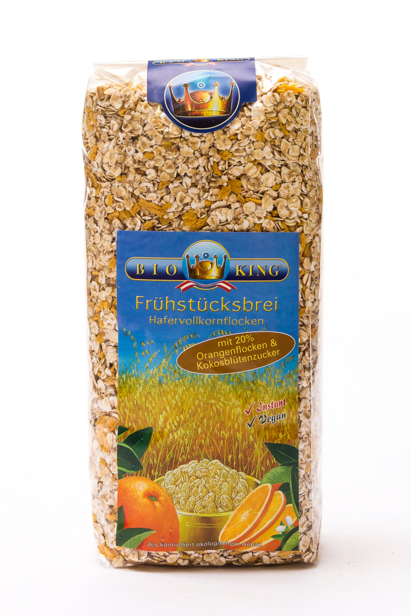 Bio Frühstücksbrei, Porridge Orange