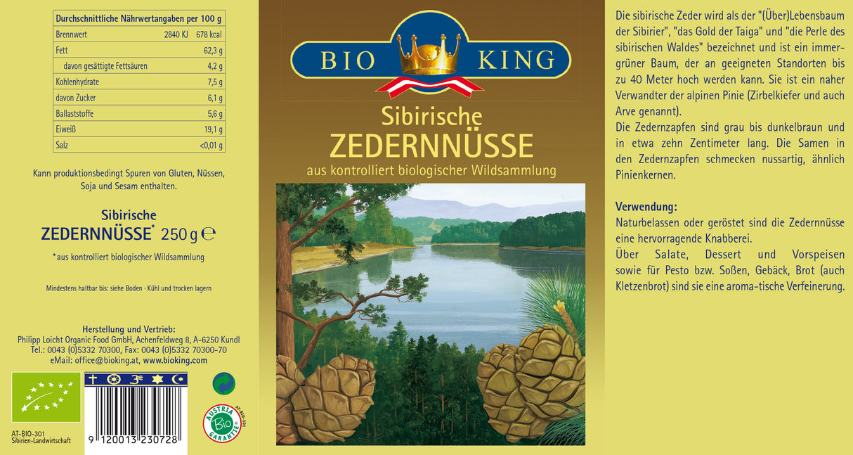 Sibirische Bio Zedernnüsse