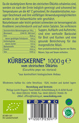 Bio Kürbiskerne vom Steirischen Ölkürbis