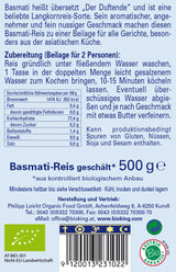 Bio Basmatireis, geschält