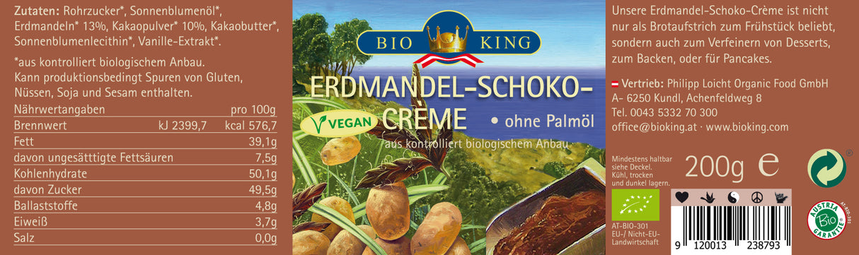 Bio Erdmandel-Schoko-Creme