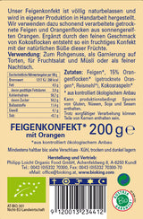 Bio Feigenkonfekt mit Orangenflocken