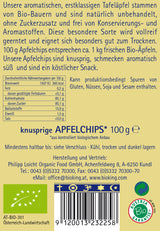 Bio Apfelchips, getrocknet