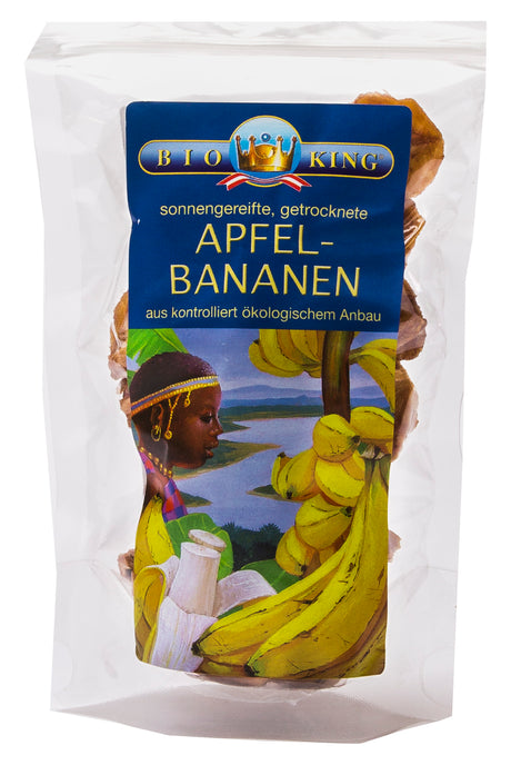 Bio Bananen (Apfelbananen), getrocknet