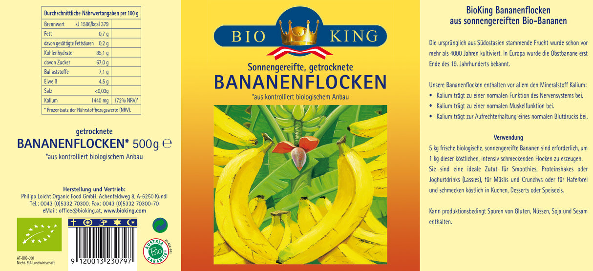 Bio Bananenflocken
