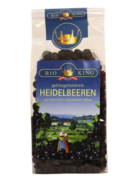 Bio Heidelbeeren, gefriergetrocknet