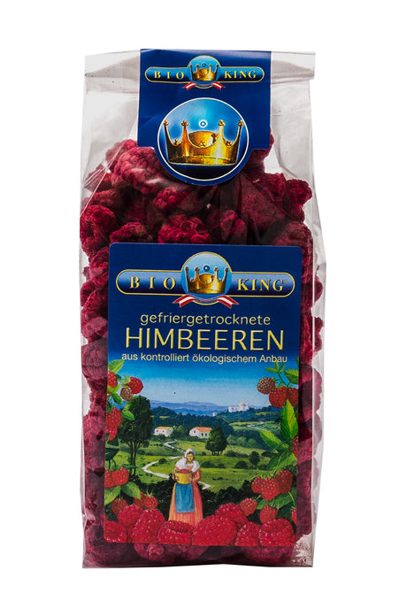 Bio Himbeeren, gefriergetrocknet