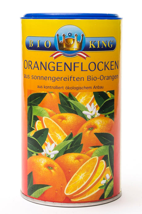 Bio Orangenflocken, getrocknet