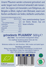 Bio Pflaumen, getrocknet