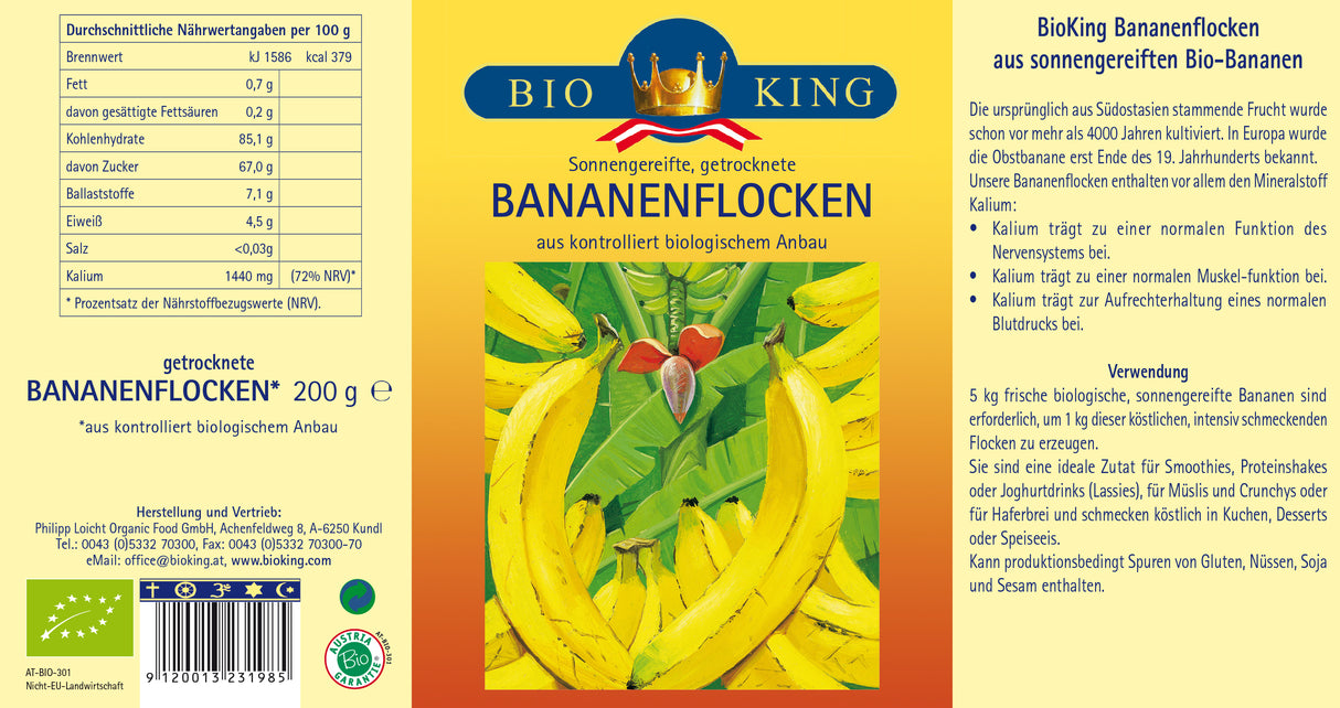 Bio Bananenflocken
