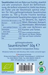 Bio Sauerkirschen, gefriergetrocknet