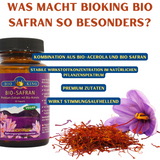 Bio Safran, Premium-Extrakt mit Bio-Acerola in 60 Kapseln