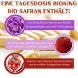 Bio Safran, Premium-Extrakt mit Bio-Acerola in 60 Kapseln
