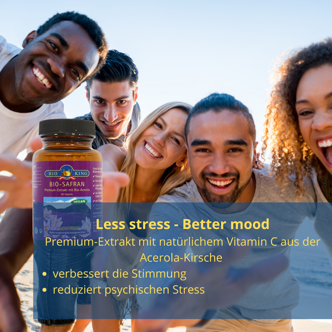 Bio Safran, Premium-Extrakt mit Bio-Acerola in 60 Kapseln