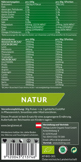 Bio Hanfprotein, natur