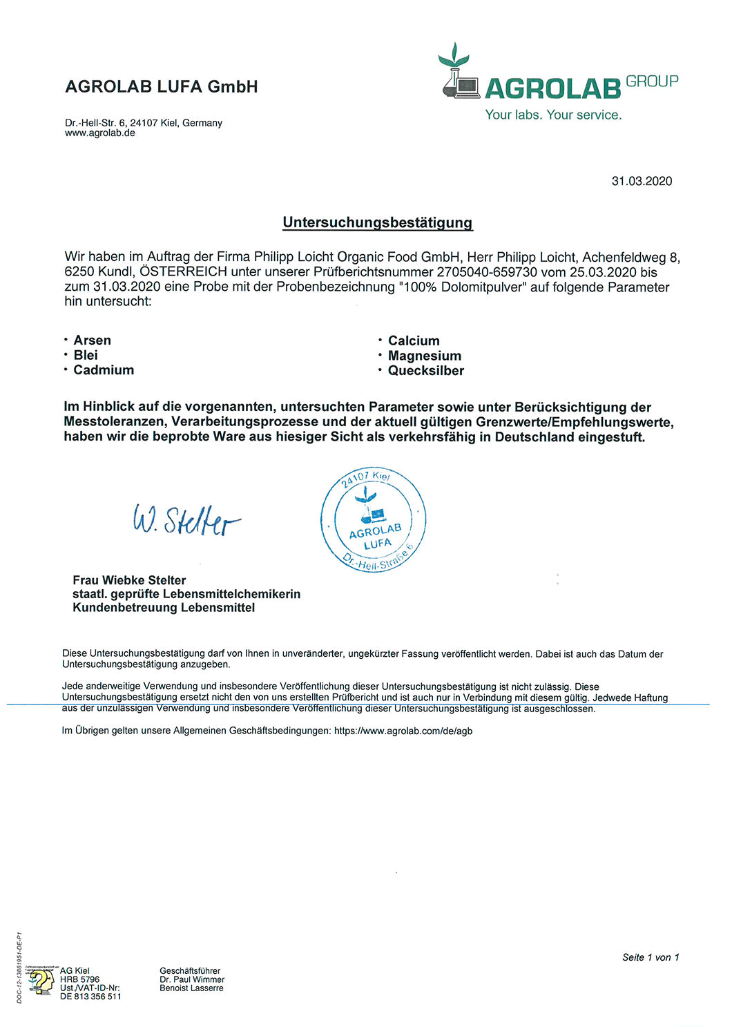 Calcium & Magnesium, aus Urmeer-Korallen