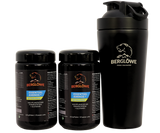 Berglöwe 213g ESSENTIAL AMINOS + Glutamin - VORTEILSPAKET, 2 PLUS 1 Shaker GRATIS